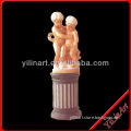 Carved Stone Nude Boy Angels YL-R074